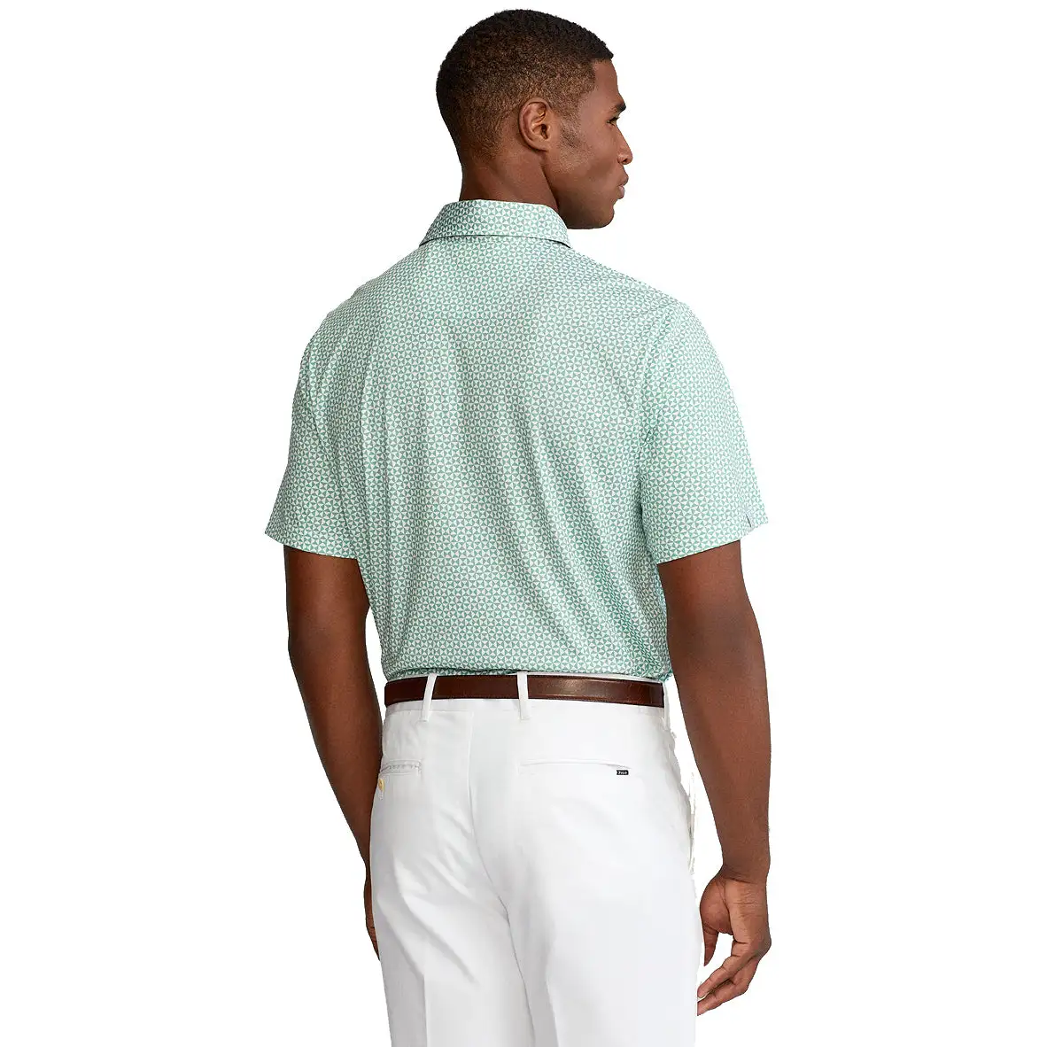 Polo Ralph Lauren Polo Golf Ralph Lauren Printed Pima Jersey Outback Green Mens Golf Polo - Image 2