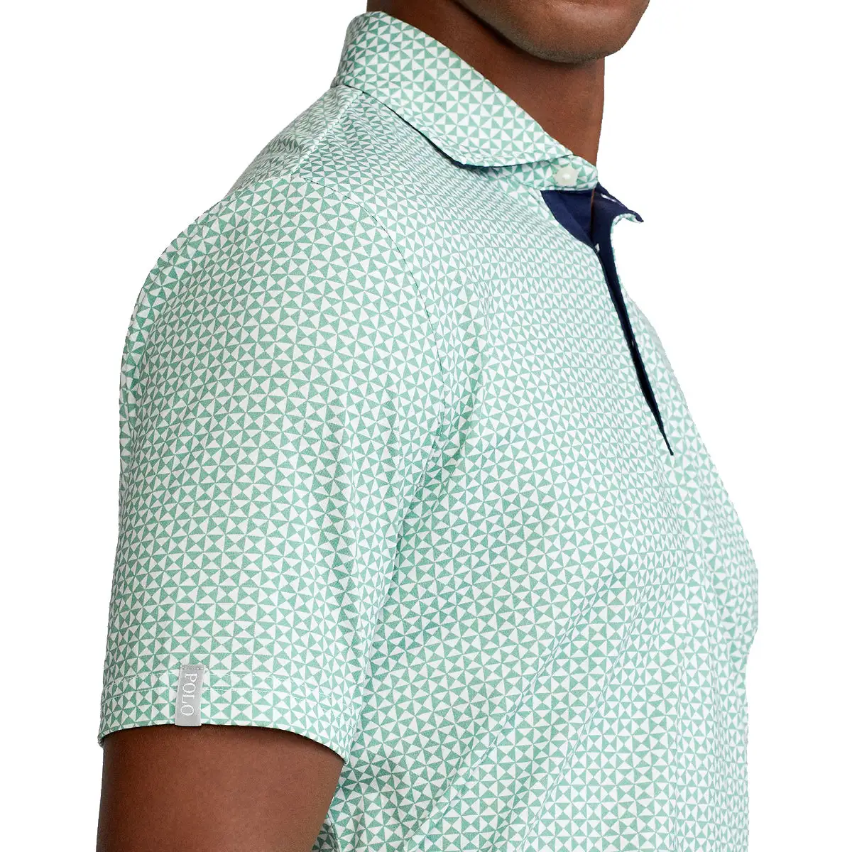 Polo Ralph Lauren Polo Golf Ralph Lauren Printed Pima Jersey Outback Green Mens Golf Polo - Image 3
