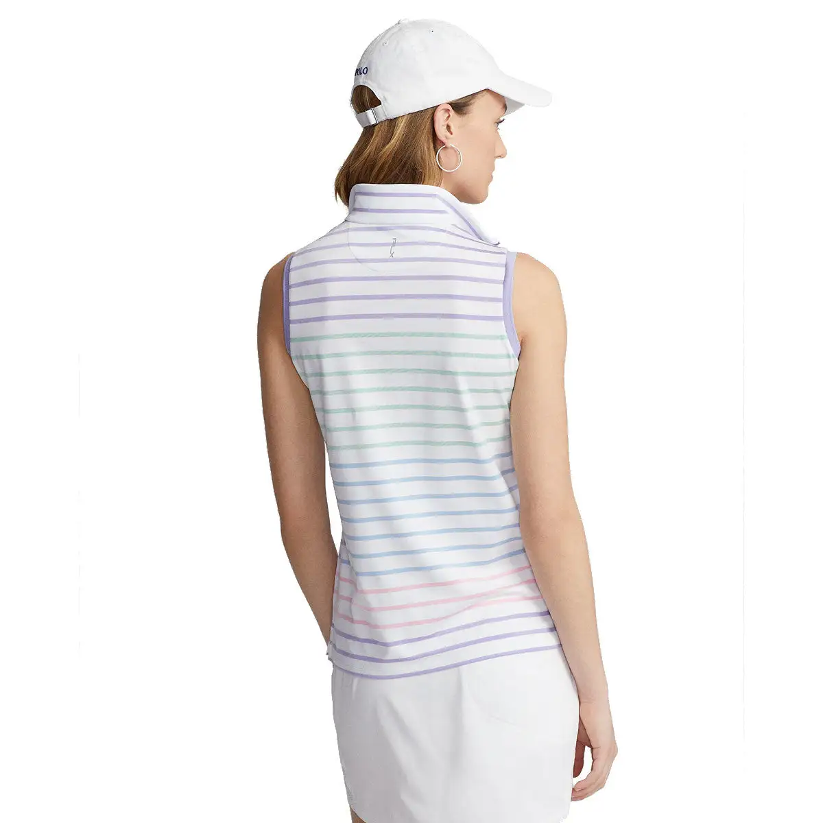 Polo Ralph Lauren RLX Ralph Lauren Printed Airflow Ombre Womens Sleeveless Golf Polo - Image 3