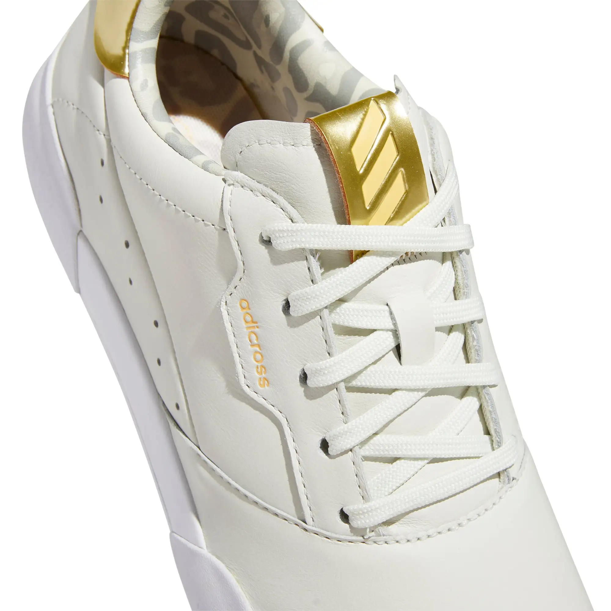 Adidas Golf Adidas Adicross Retro Spikeless White Womens Golf Shoes - Image 3