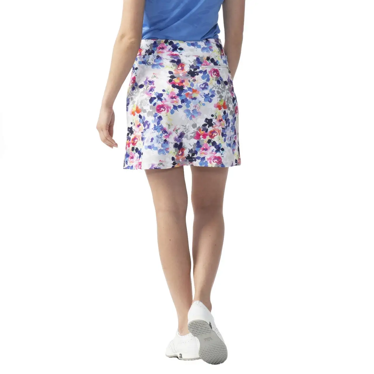 Daily Sports Mira 20in White Womens Golf Skort - Image 2