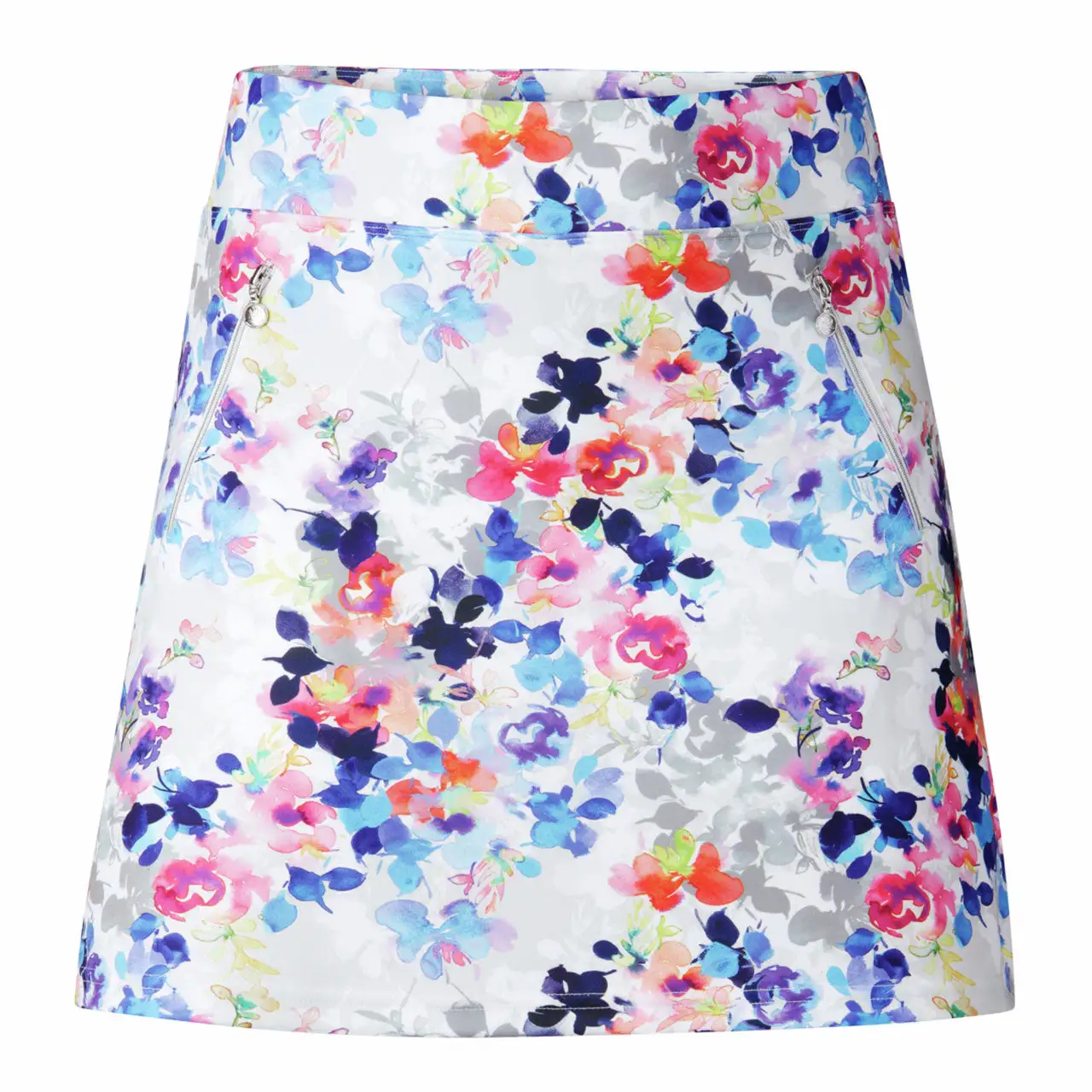 Daily Sports Mira 20in White Womens Golf Skort - Image 3