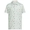 Adidas Golf Ball Print Boys Golf Polo