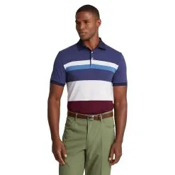Polo Ralph Lauren RLX Ralph Lauren Performance Pique Rich Ruby Multi Mens Golf Polo