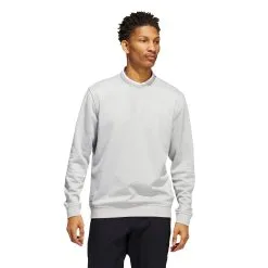 Adidas Golf Adidas Go-To Grey Two Mens Golf Crewneck