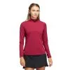 Adidas Golf Adidas Ultimate365 Legacy Burgundy Womens Golf 1/2 Zip