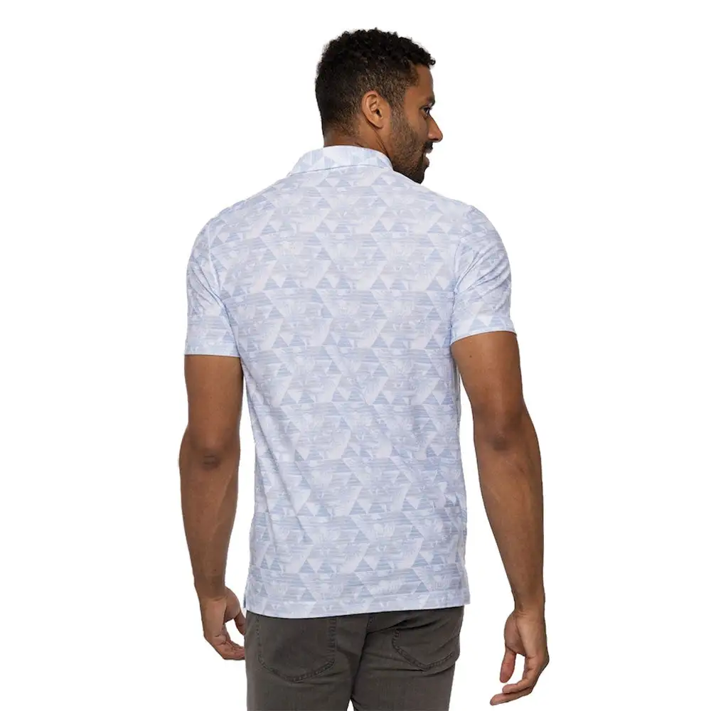 TravisMathew At Home White Mens Golf Polo - Image 2