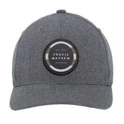 TravisMathew Free Roll Heather Grey Pinstripe Mens Hat