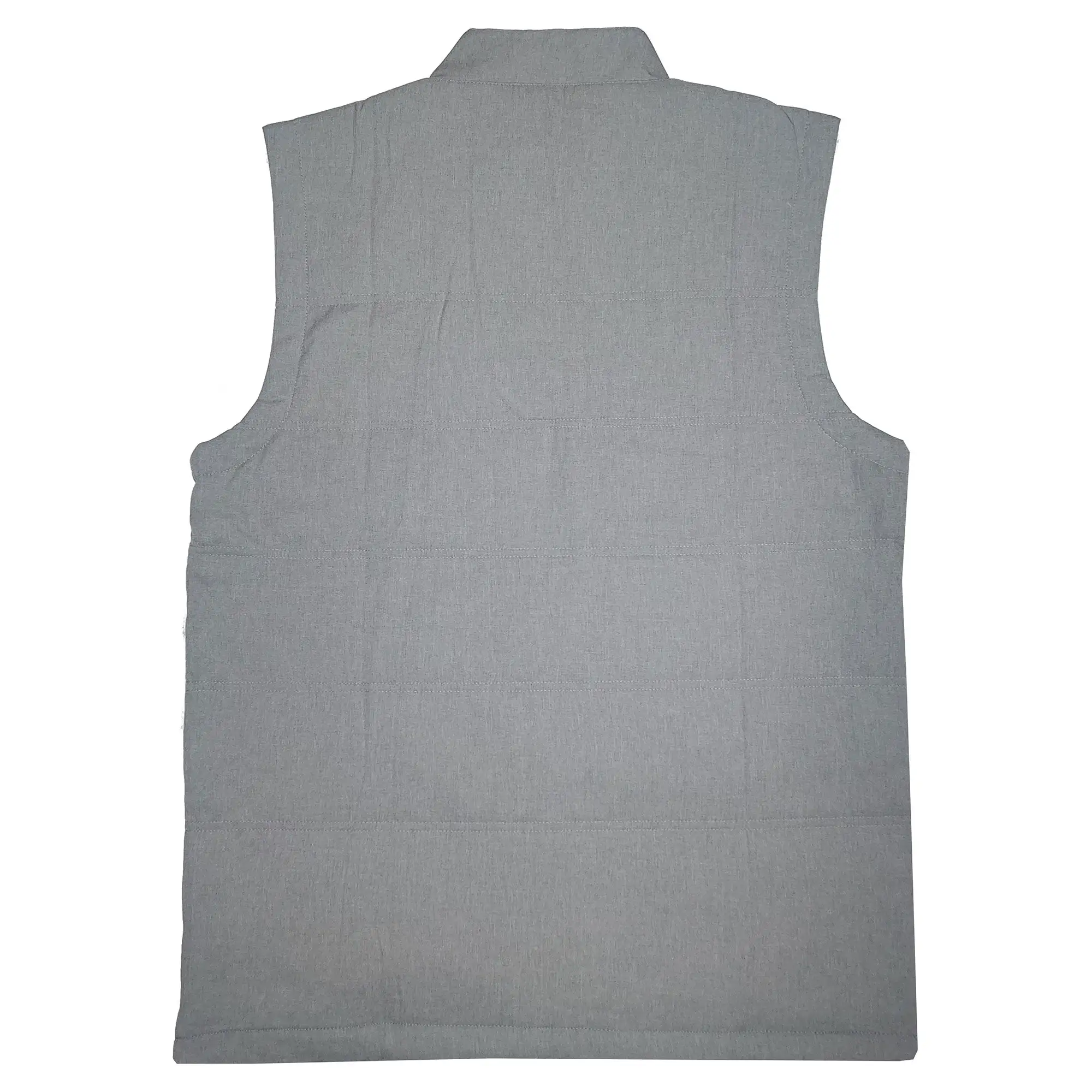 TravisMathew Interlude Heather Sleet Mens Golf Puffer Vest - Image 2