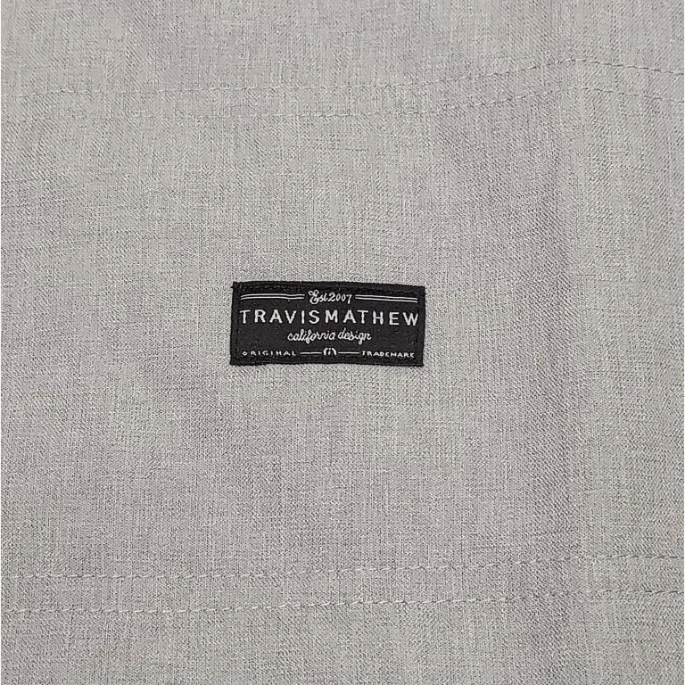 TravisMathew Interlude Heather Sleet Mens Golf Puffer Vest - Image 3