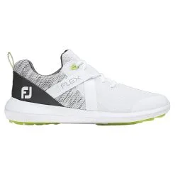 FootJoy Flex White Grey Mens Golf Shoes