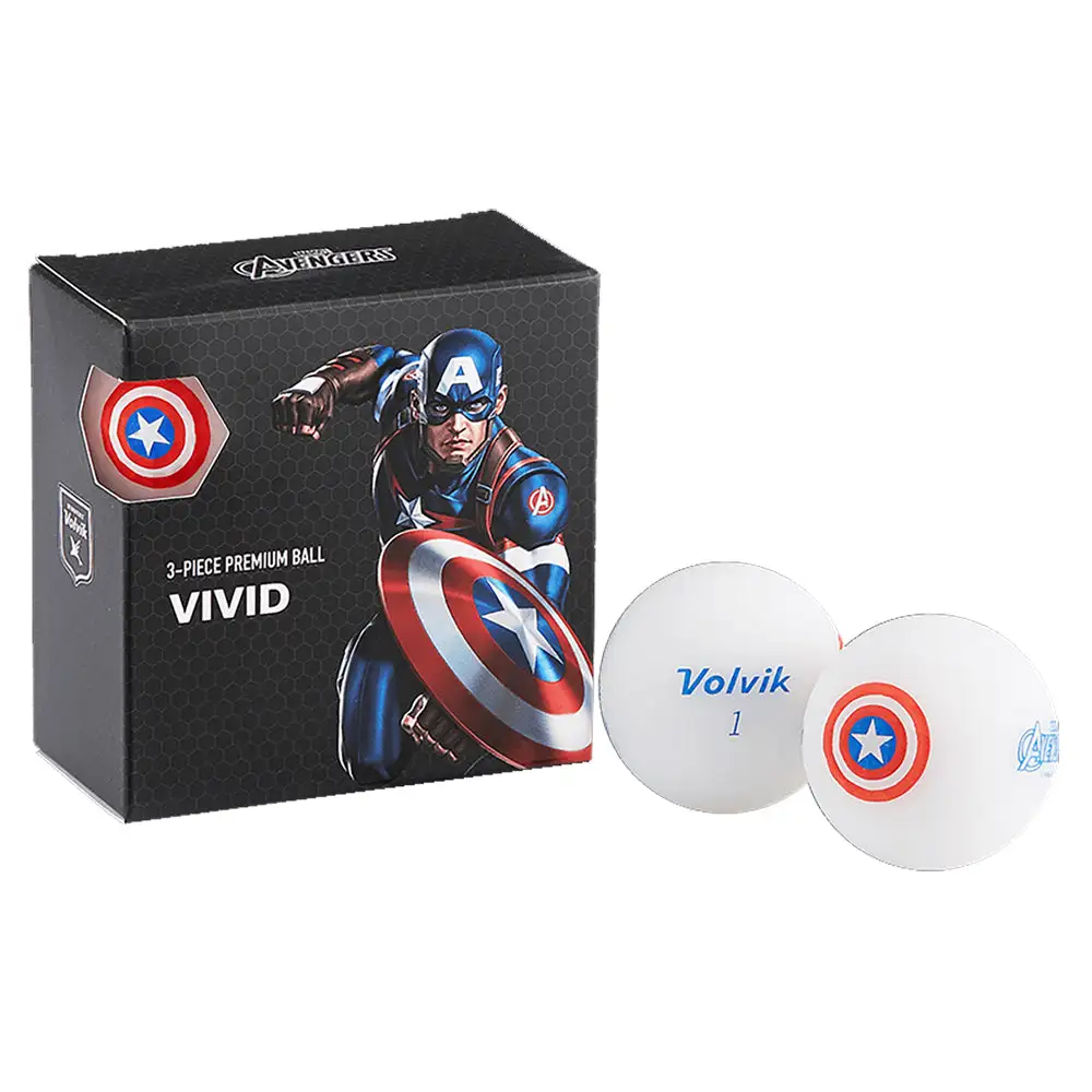 Volvik Marvel 4 Golf Ball Pack - Image 2
