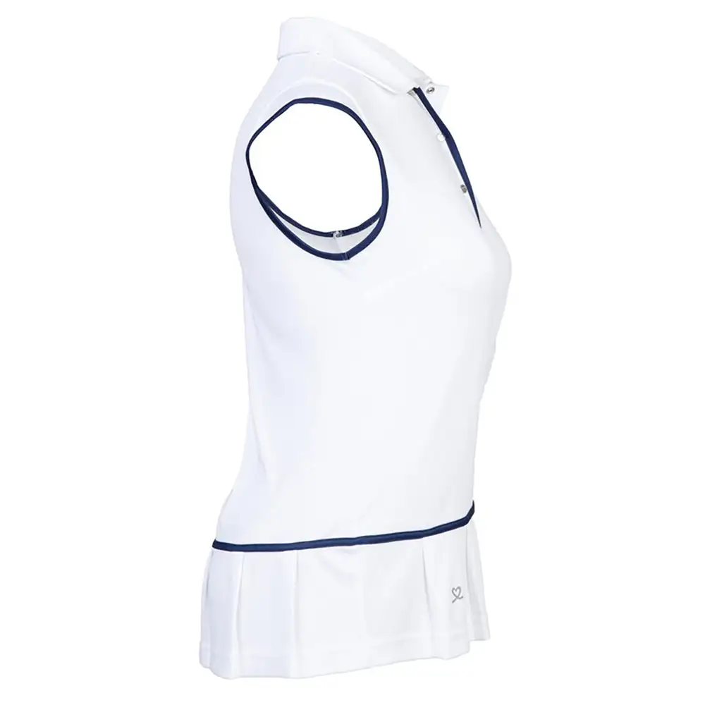 Daily Sports Frida White Womens Golf Polo - Image 2