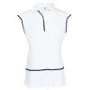 Daily Sports Frida White Womens Golf Polo