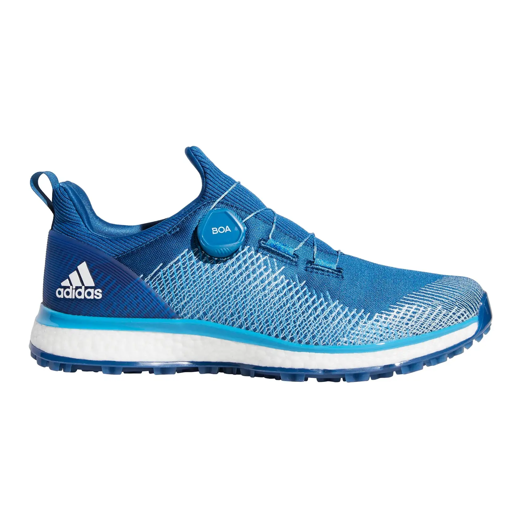 Adidas Golf Adidas Forgefiber BOA Blue Mens Golf Shoes