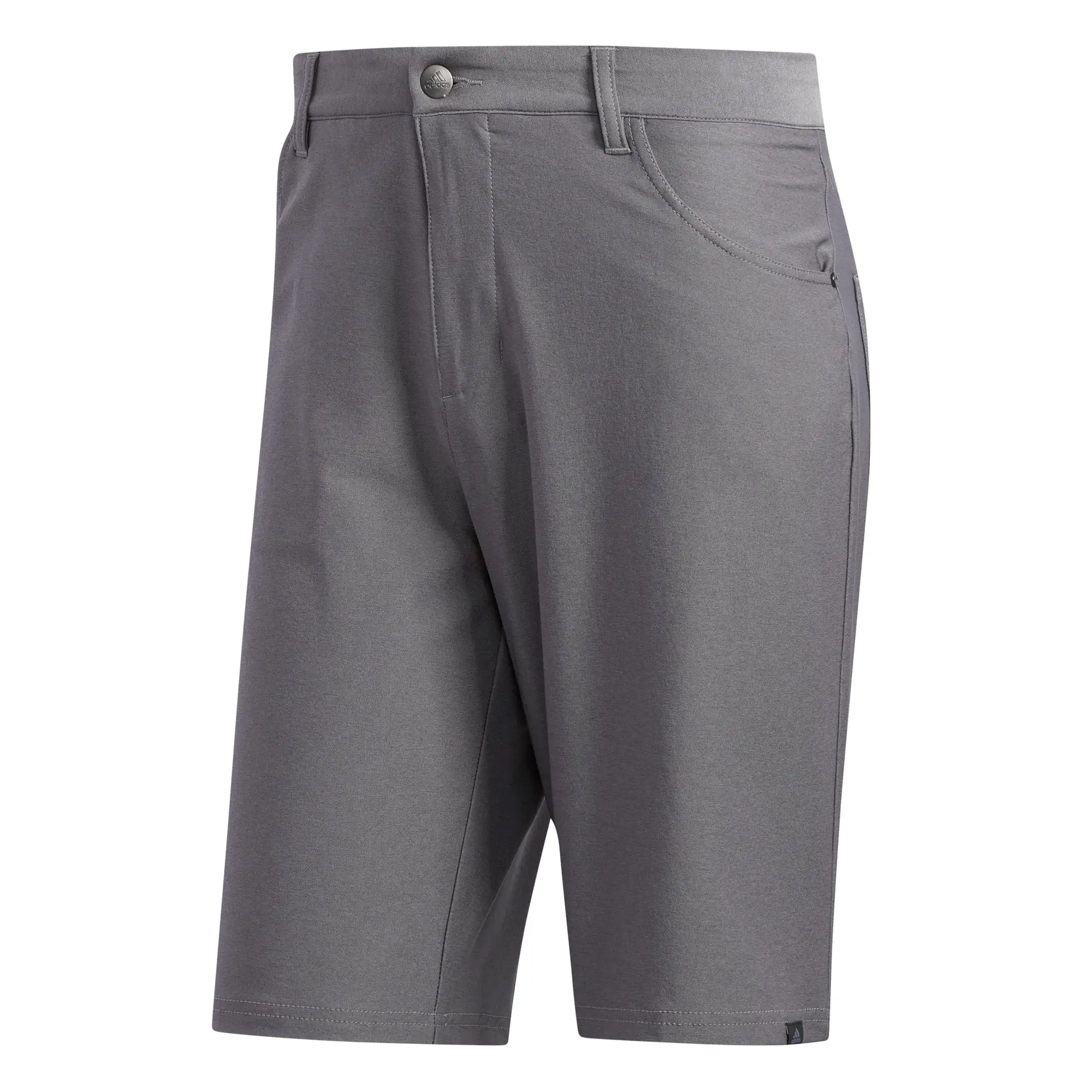 Adidas Golf Adidas Ultimate365 Heather Grey FIve Pocket Mens Golf Shorts
