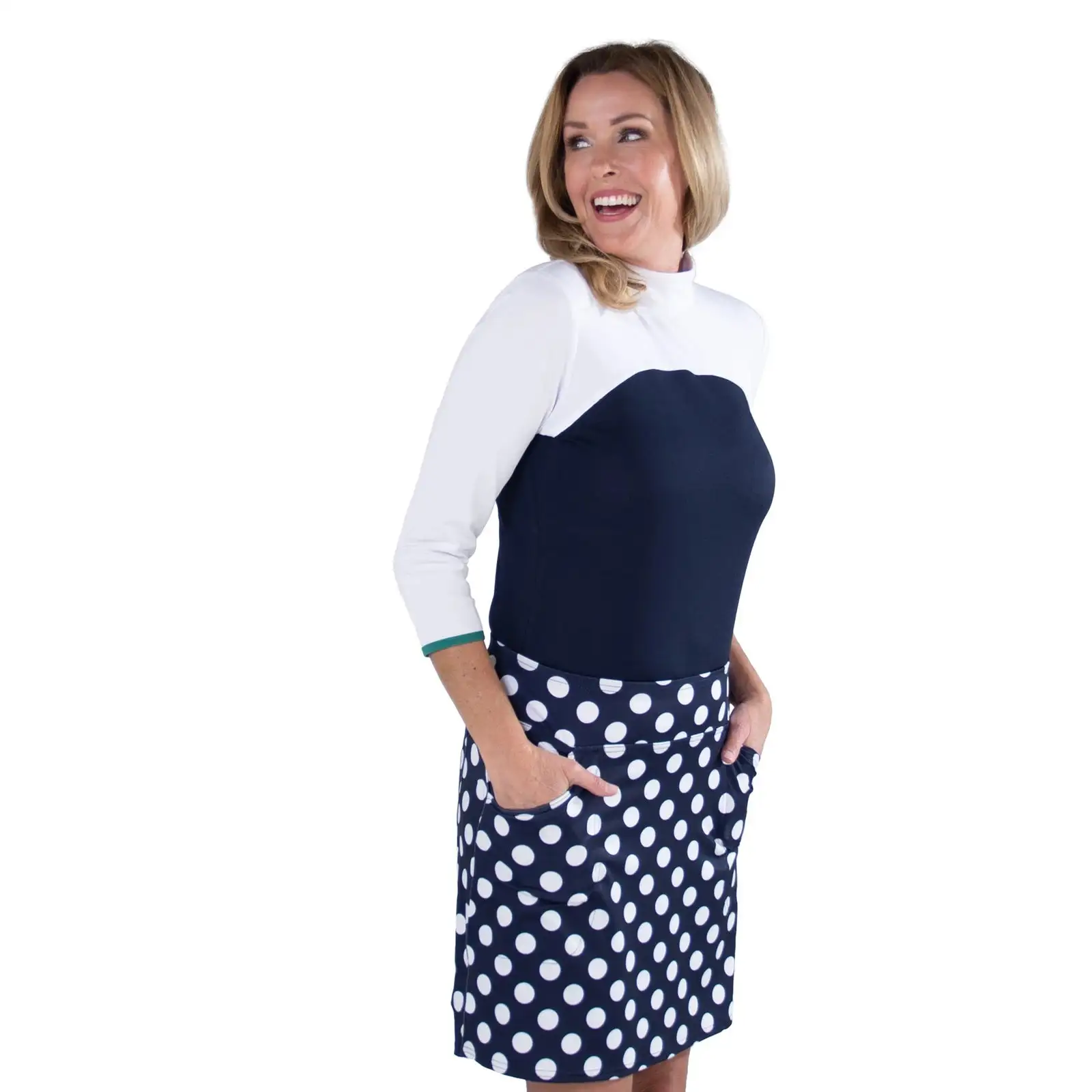 JoFit Mina Long 16.5in Womens Golf Skort - Image 2